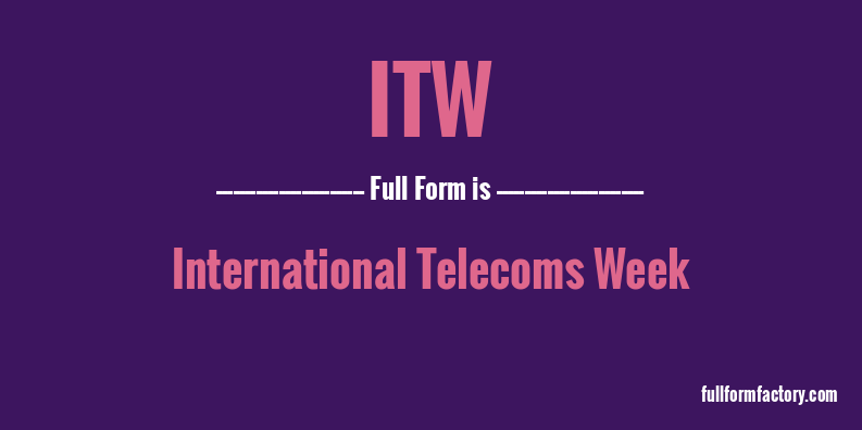 itw-full-form