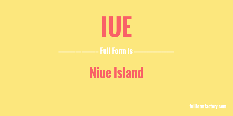 iue-full-form
