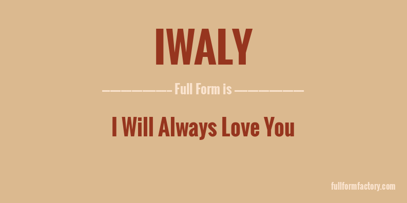 iwaly-full-form