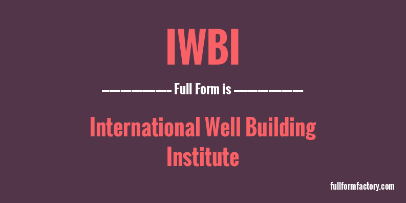 iwbi-full-form