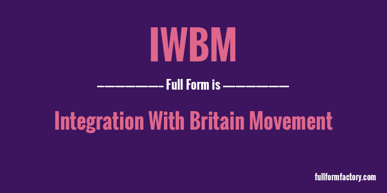 iwbm-full-form