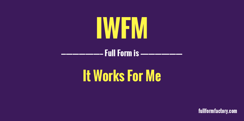 iwfm-full-form