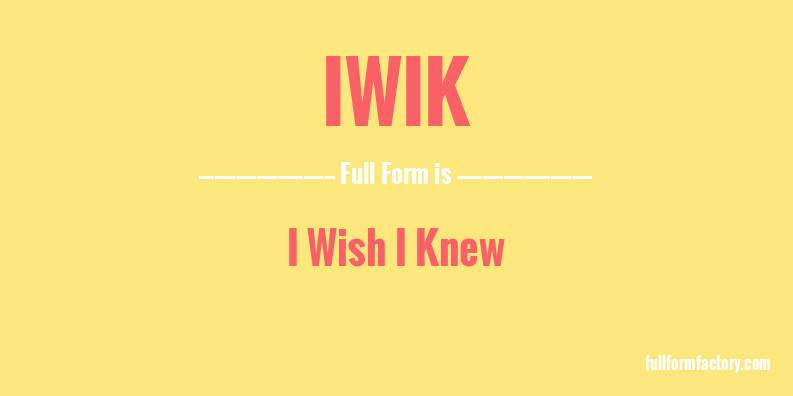 iwik-full-form