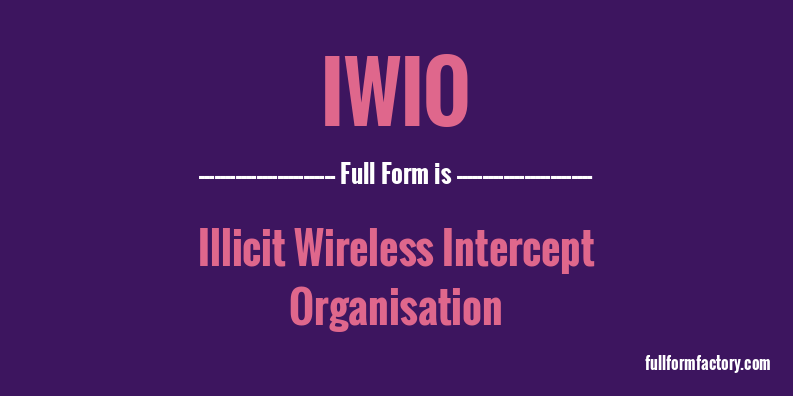 iwio-full-form