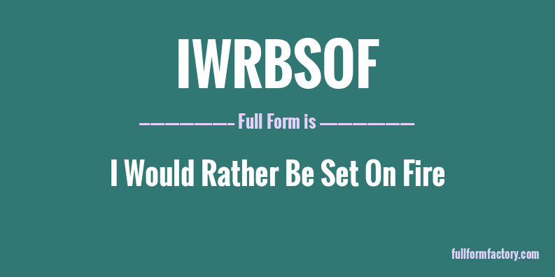 iwrbsof-full-form