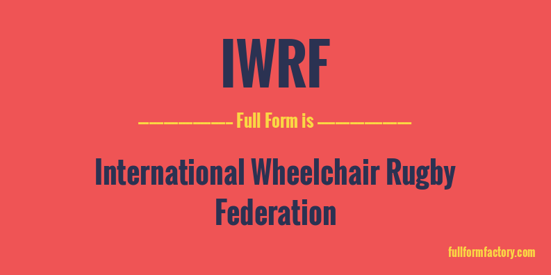 iwrf-full-form