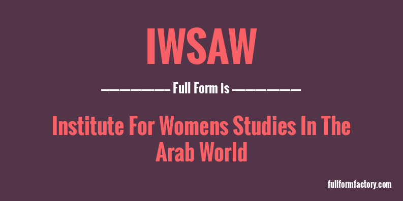 iwsaw-full-form