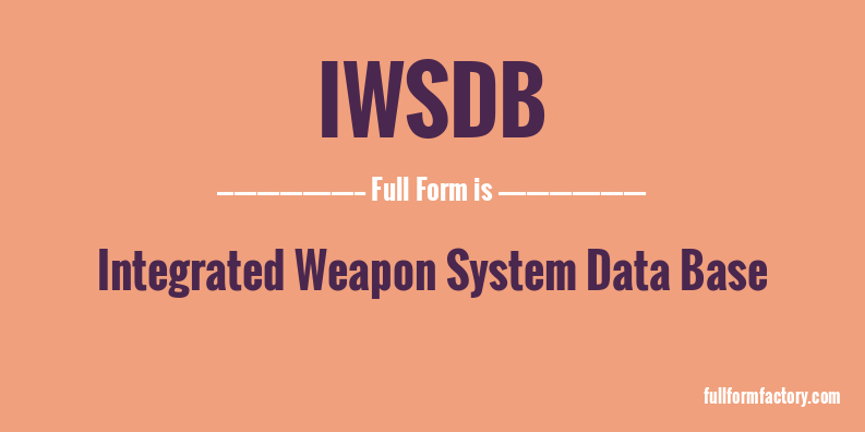 iwsdb-full-form