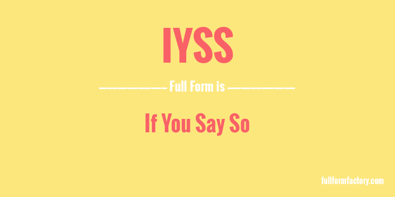iyss-full-form