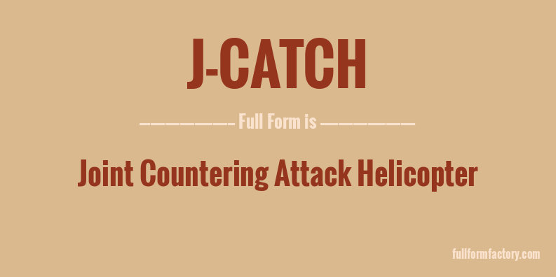 j-catch-full-form