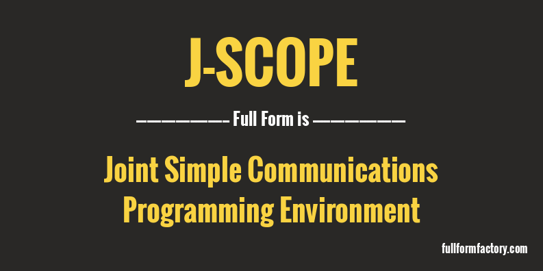 j-scope-full-form