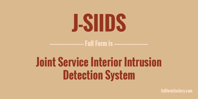 j-siids-full-form