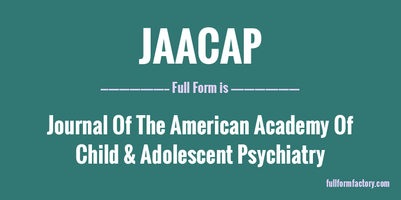 jaacap-full-form