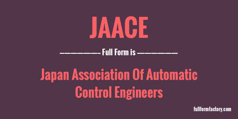 jaace-full-form