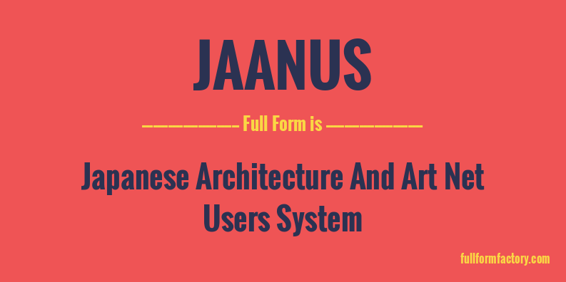 jaanus-full-form