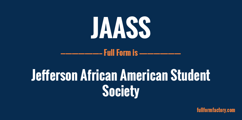 jaass-full-form