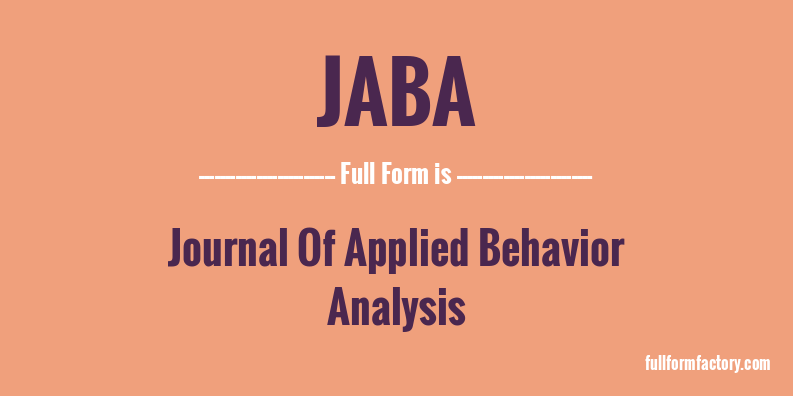 jaba-full-form