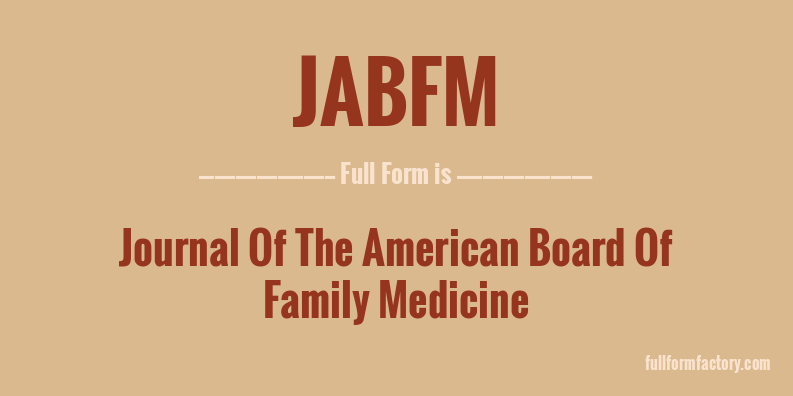 jabfm-full-form