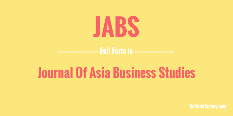jabs-full-form