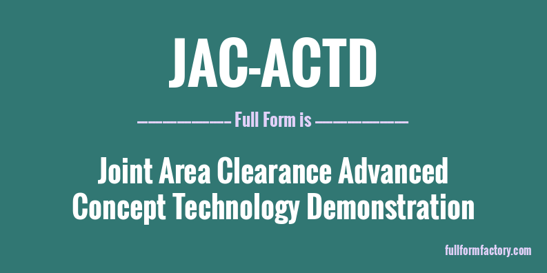 jac-actd-full-form