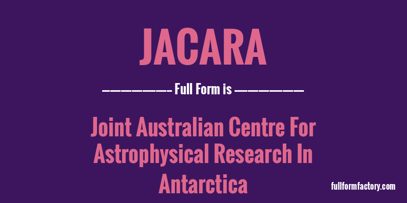jacara-full-form