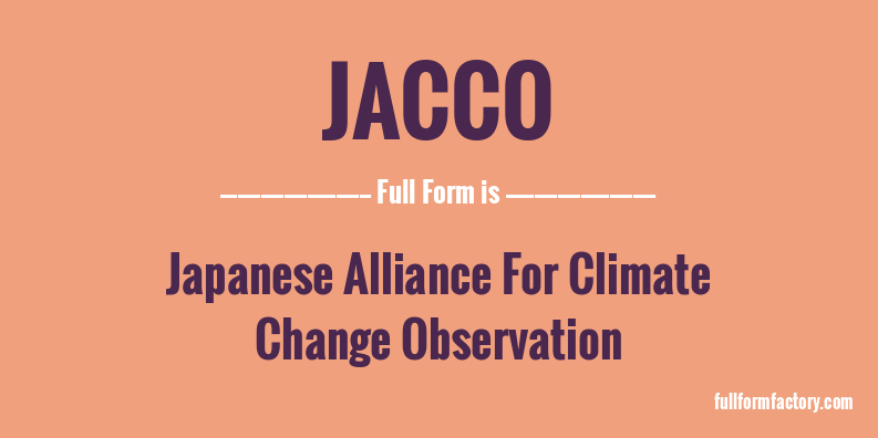 jacco-full-form