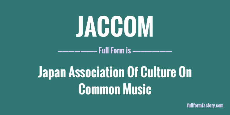 jaccom-full-form