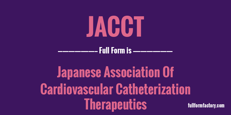 jacct-full-form