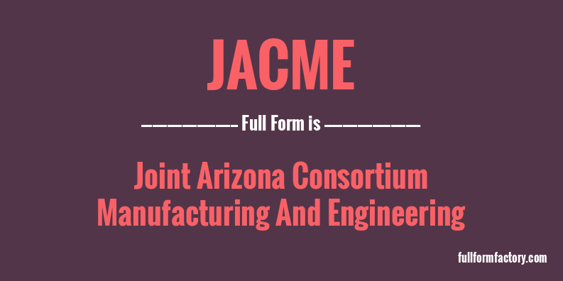 jacme-full-form