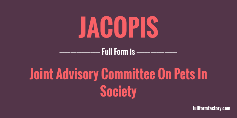 jacopis-full-form