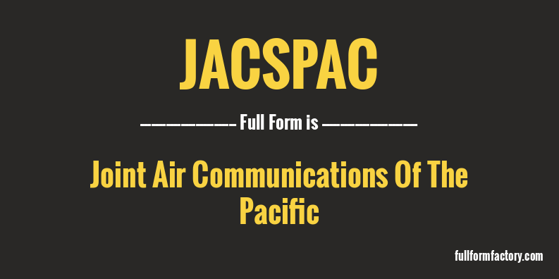 jacspac-full-form