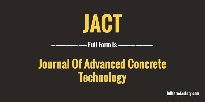 jact-full-form