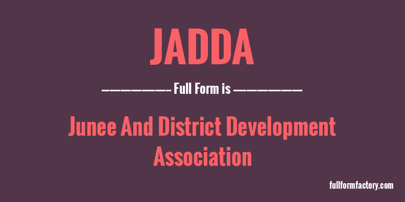 jadda-full-form