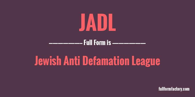 jadl-full-form