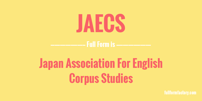 jaecs-full-form