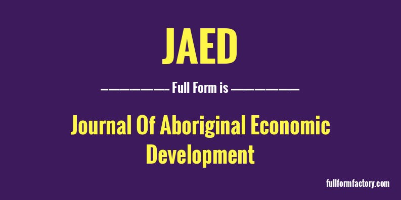 jaed-full-form