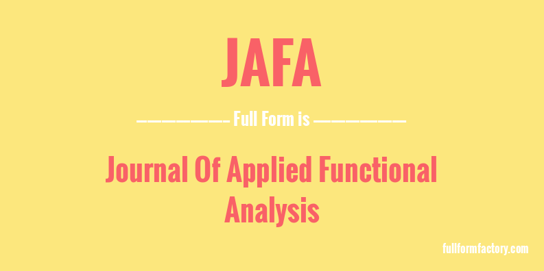 jafa-full-form