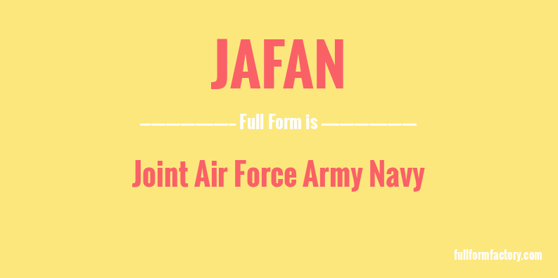 jafan-full-form