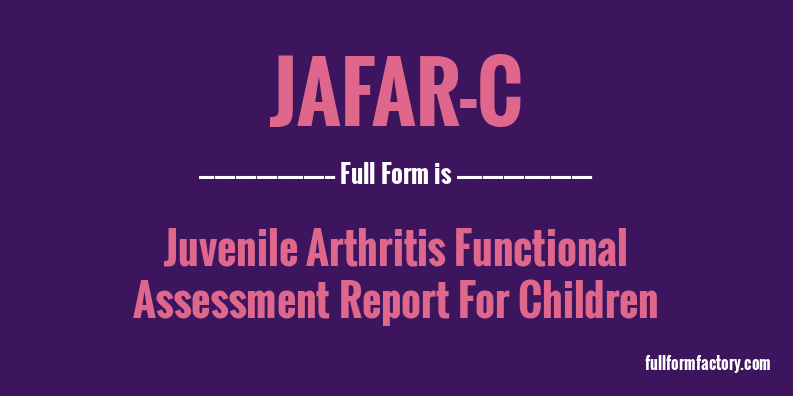 jafar-c-full-form