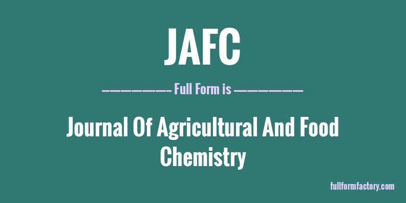 jafc-full-form
