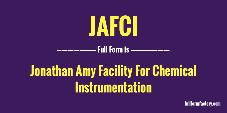 jafci-full-form