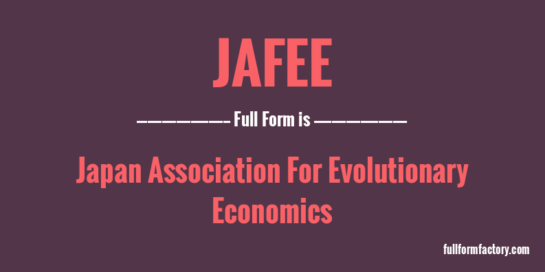 jafee-full-form