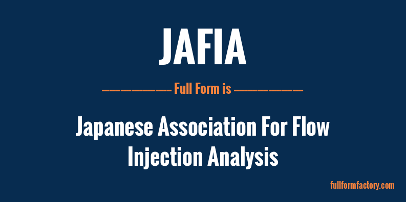 jafia-full-form