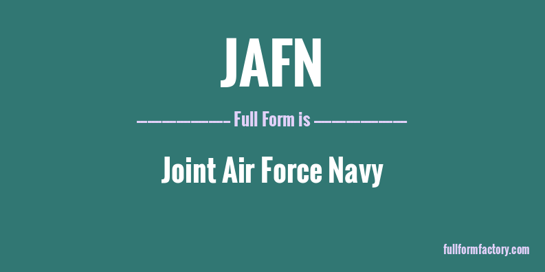 jafn-full-form