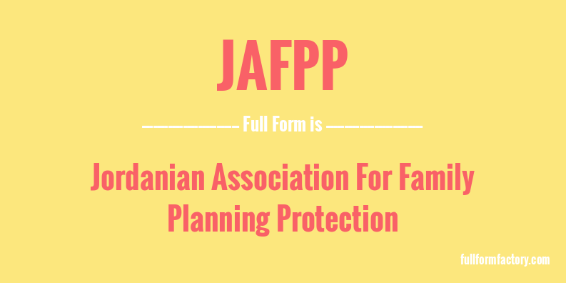 jafpp-full-form
