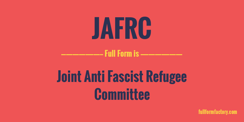 jafrc-full-form