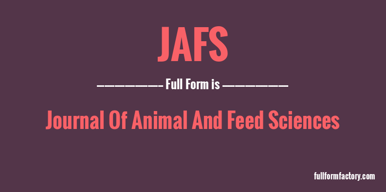 jafs-full-form