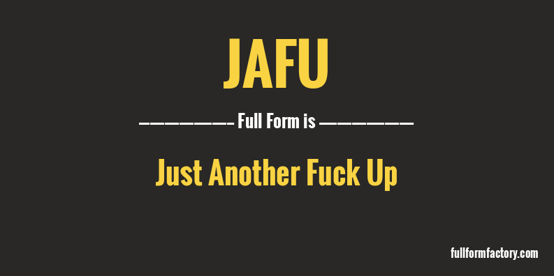 jafu-full-form