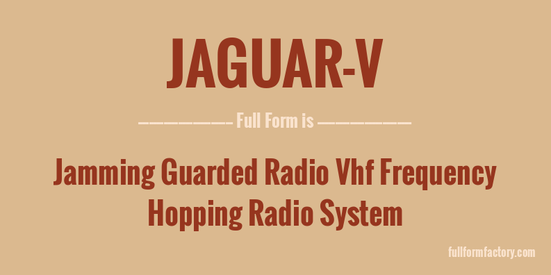 jaguar-v-full-form