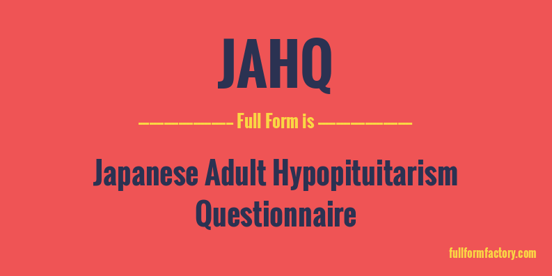 jahq-full-form